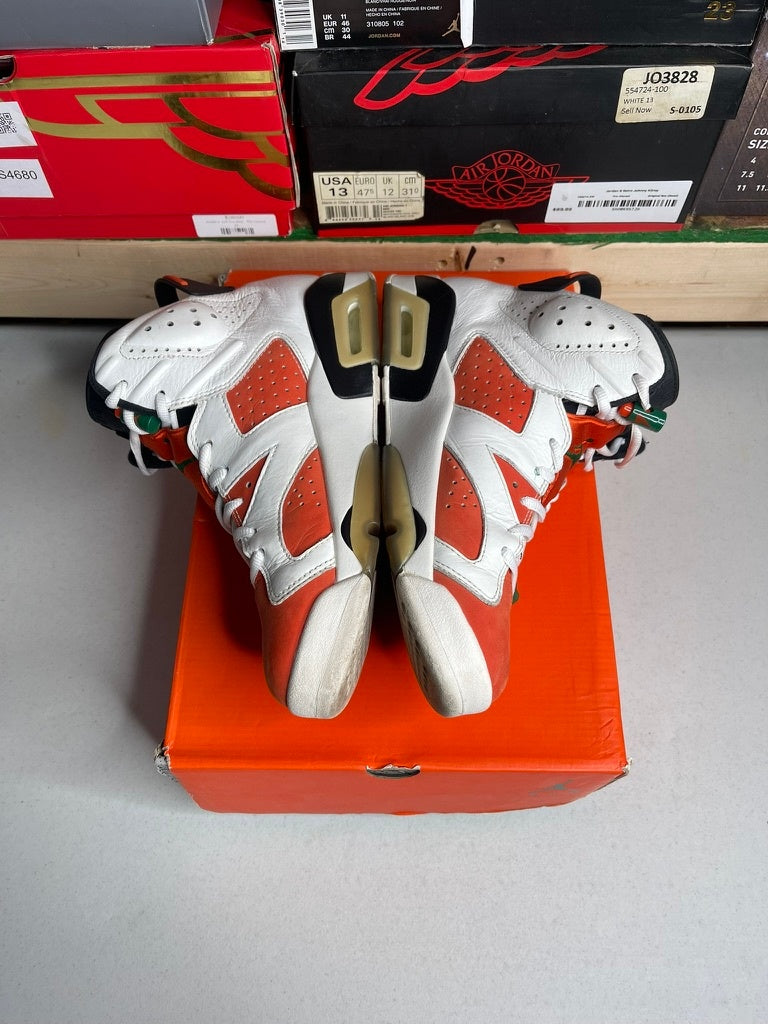 Size 8.5 - Jordan 6 Retro Gatorade Like Mike White