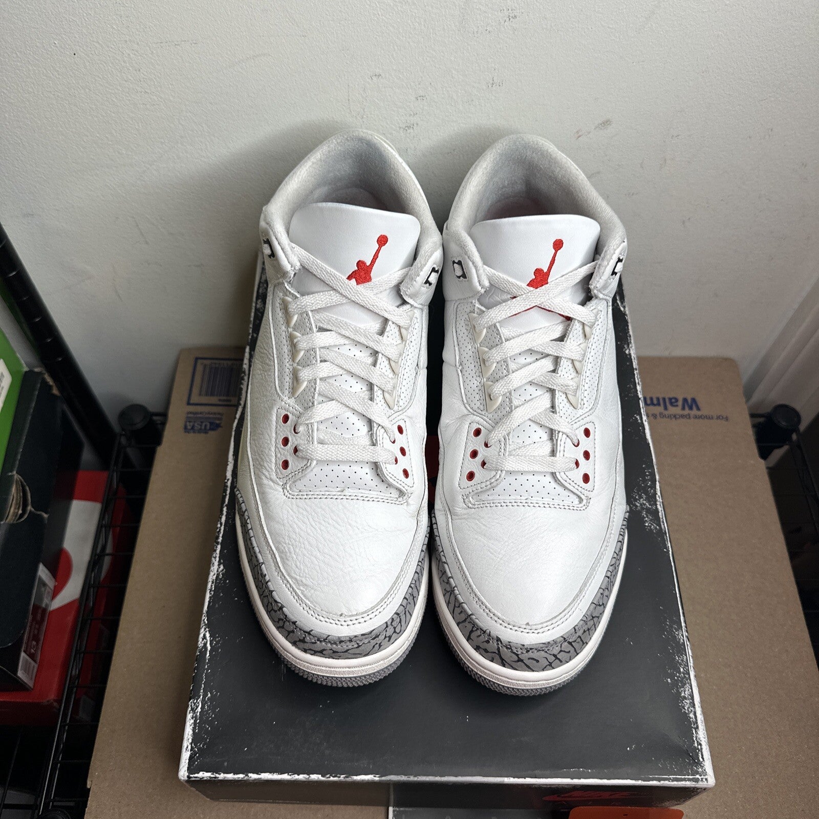 Size 13 - Jordan 3 Retro White Cement Reimagined