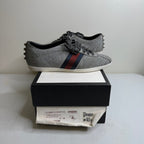 Gucci Glitter Web studded Sneaker