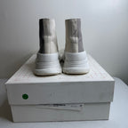 Alexander McQueen Slick Tread Boots Beige