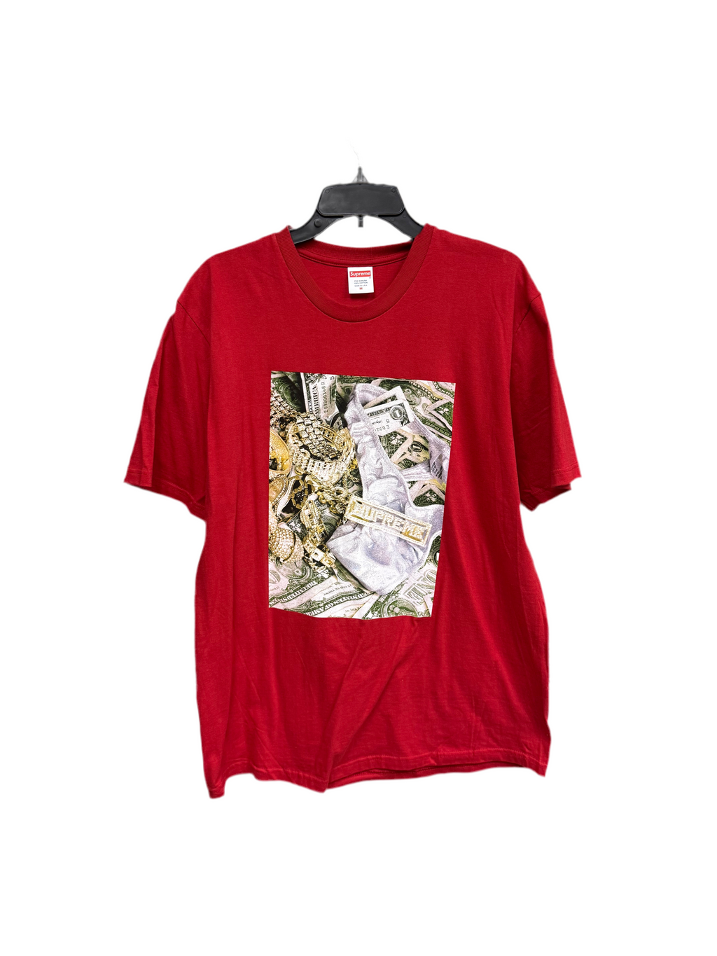 Supreme Money Tee Red