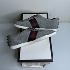Gucci Glitter Web studded Sneaker