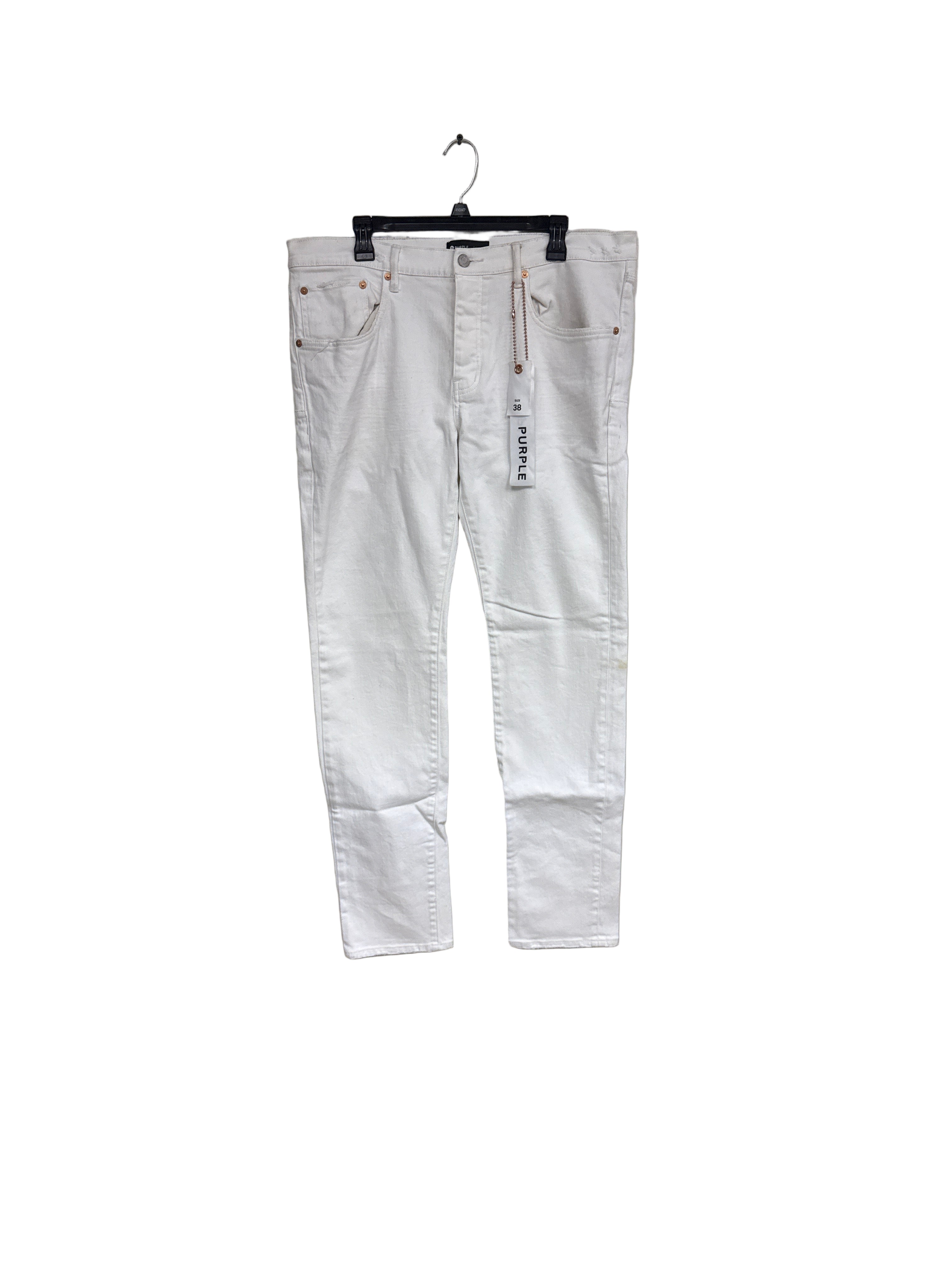 Purple Brand White Jeans