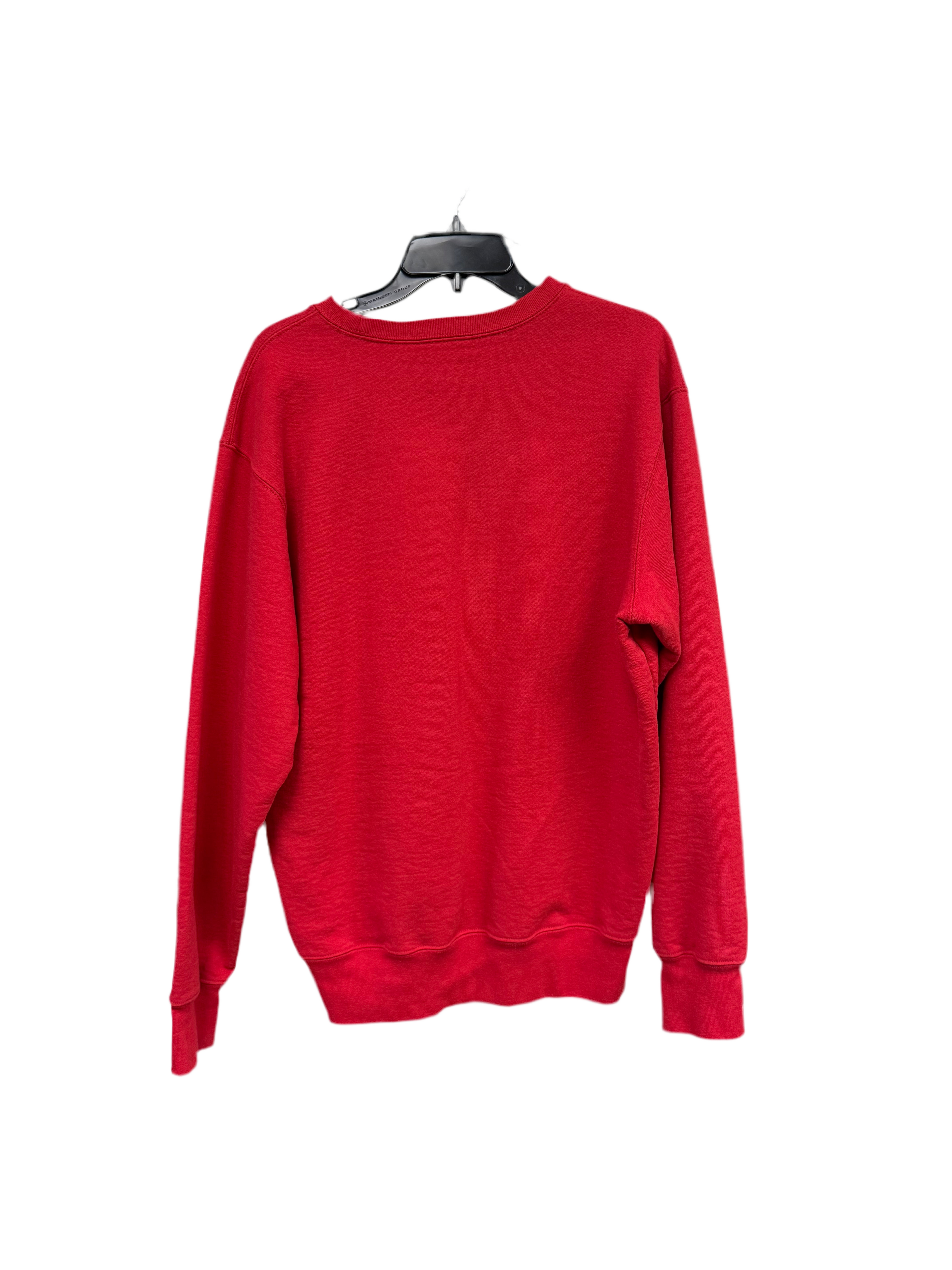 Supreme Logo Crewneck Red