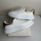 Alexander McQueen White Gold Sneaker