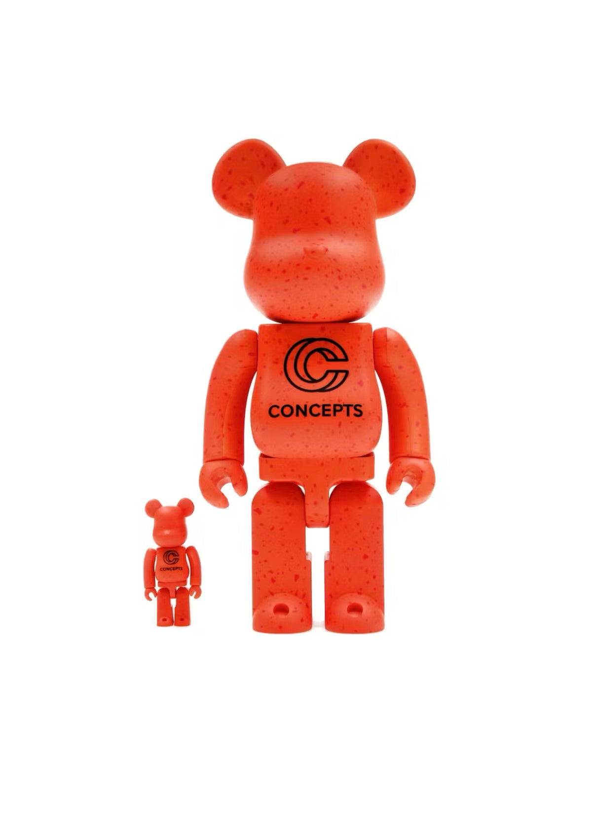 Bearbrick x Concepts Orange Lobster 100% & 400% Set