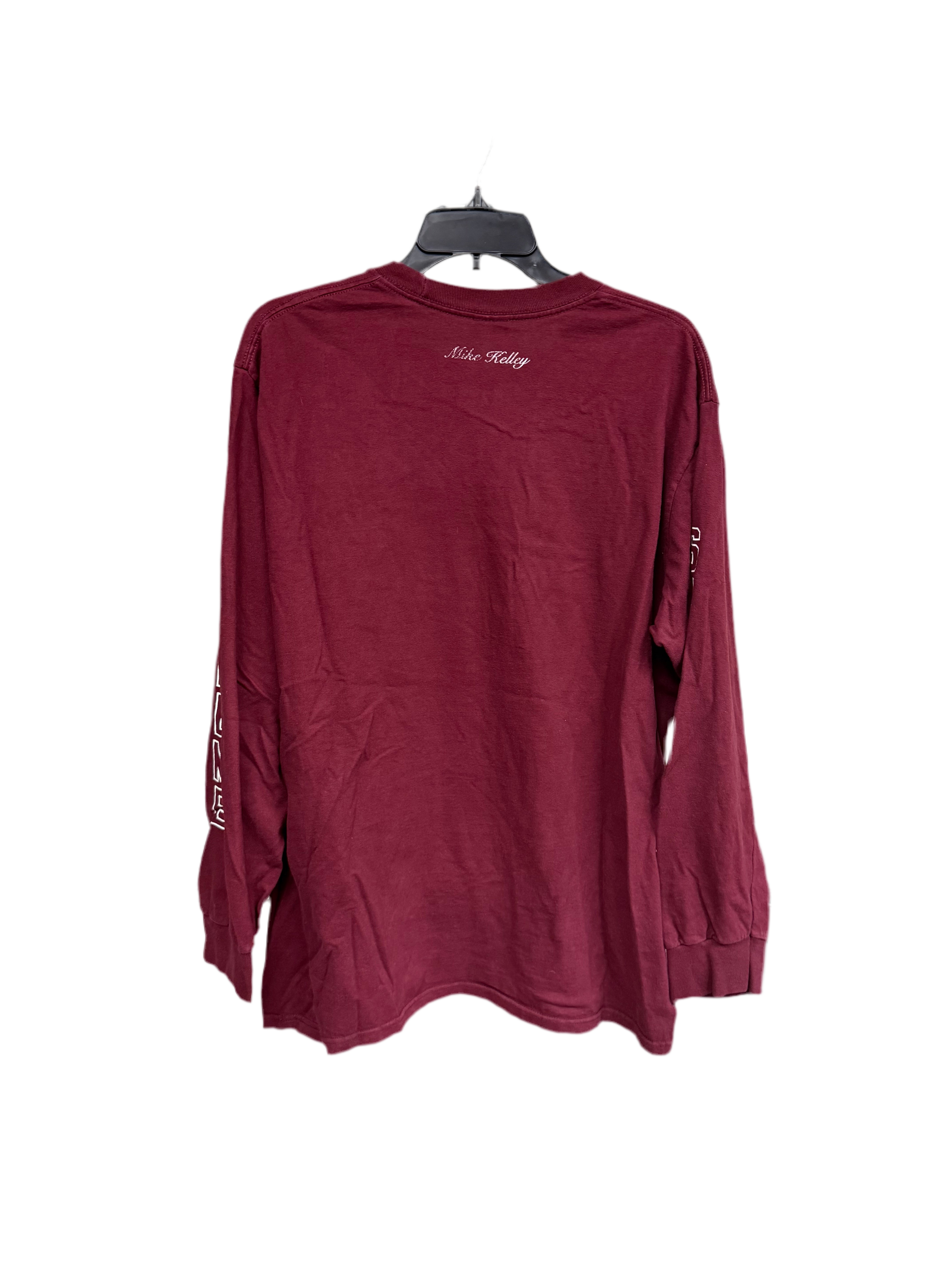 Supreme Mike Kelley Long Sleeve Burgundy