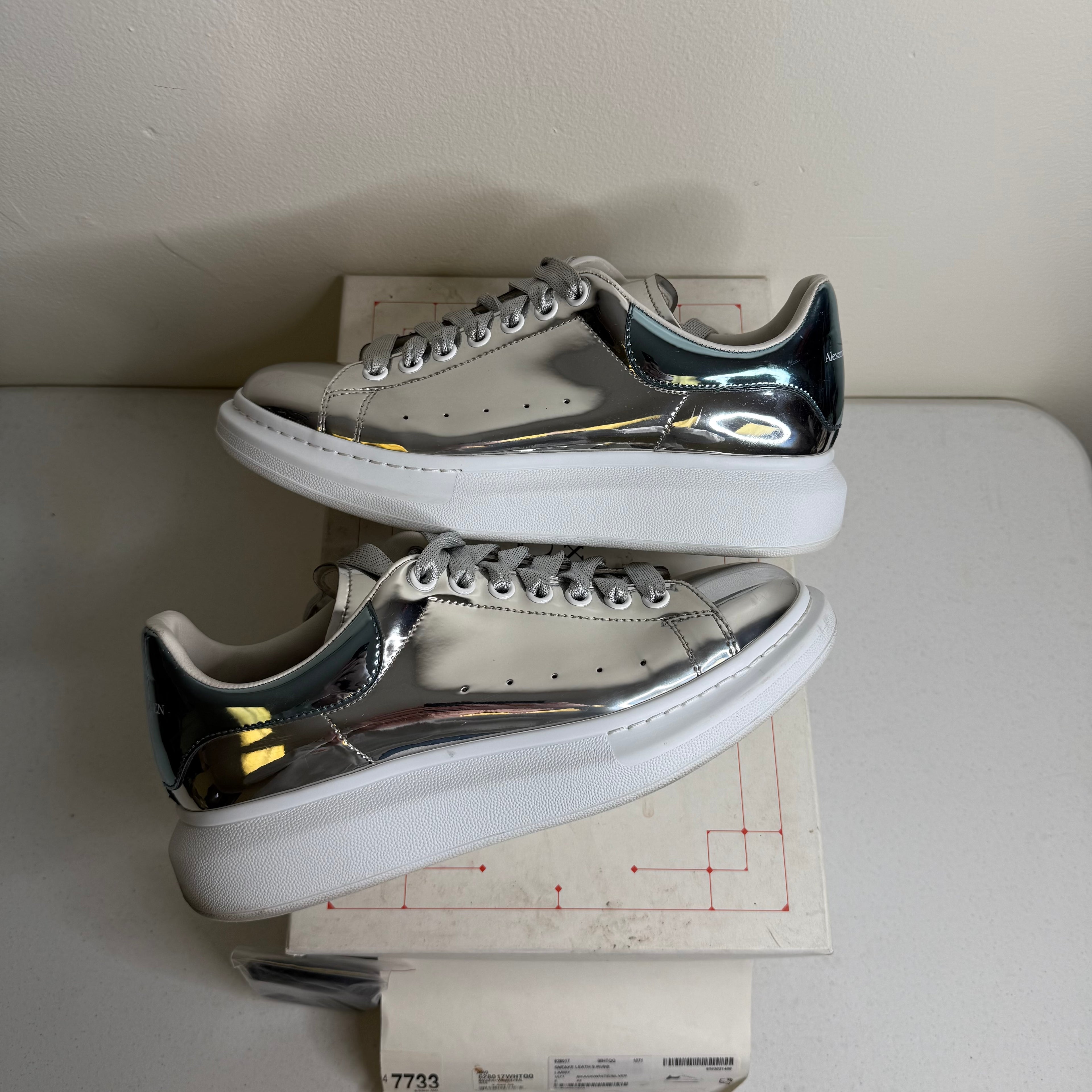 Alexander McQueen Silver Sneaker
