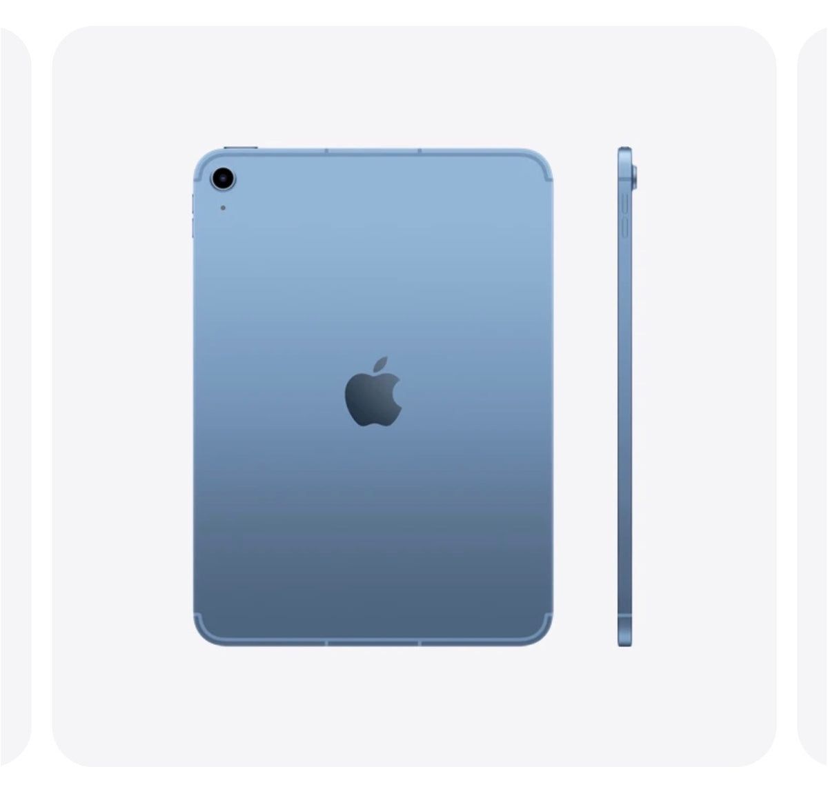iPad A16 Blue WiFi + Cellular