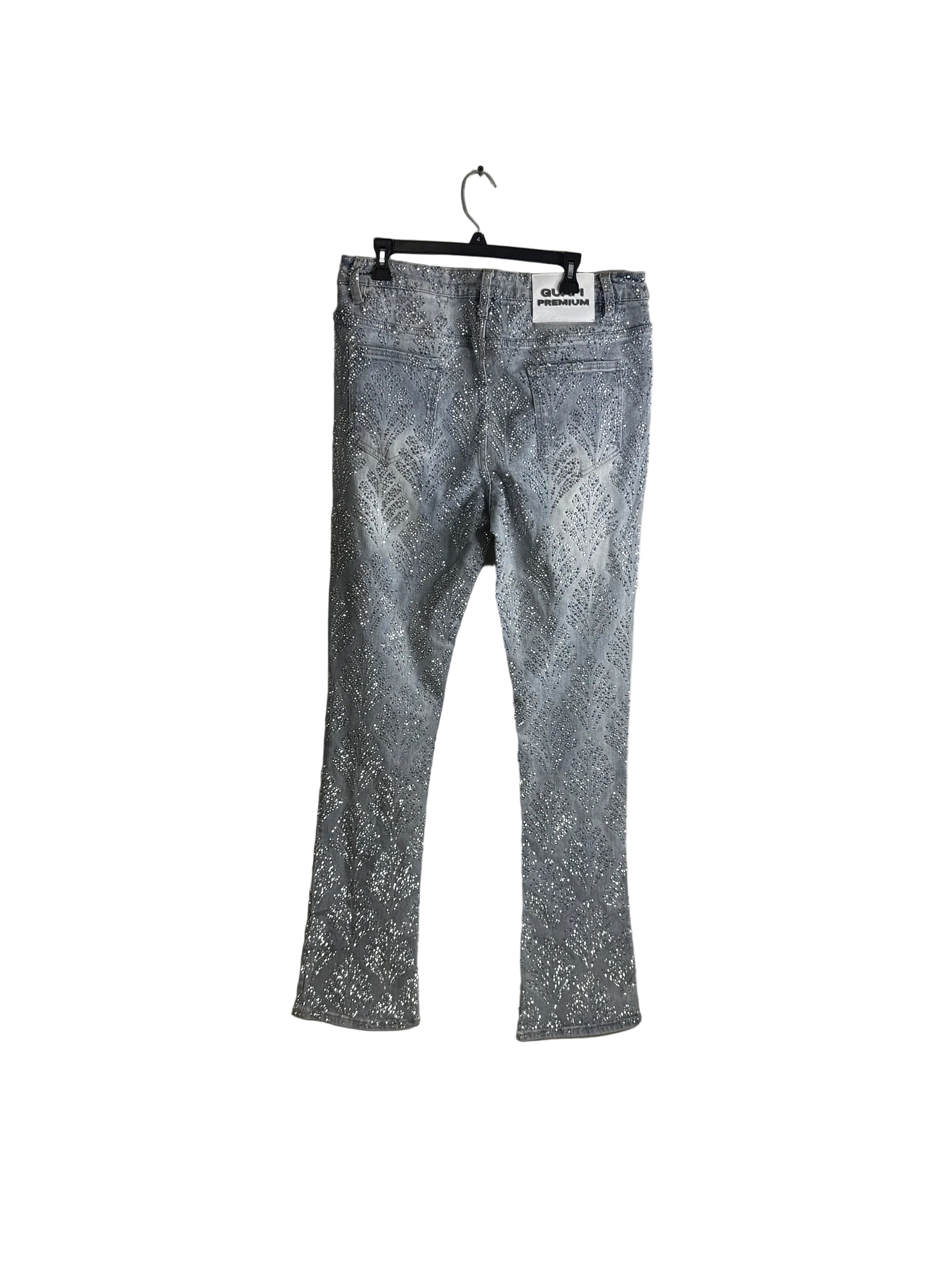 Size 36 - Guapi Crystal Stacked Jeans