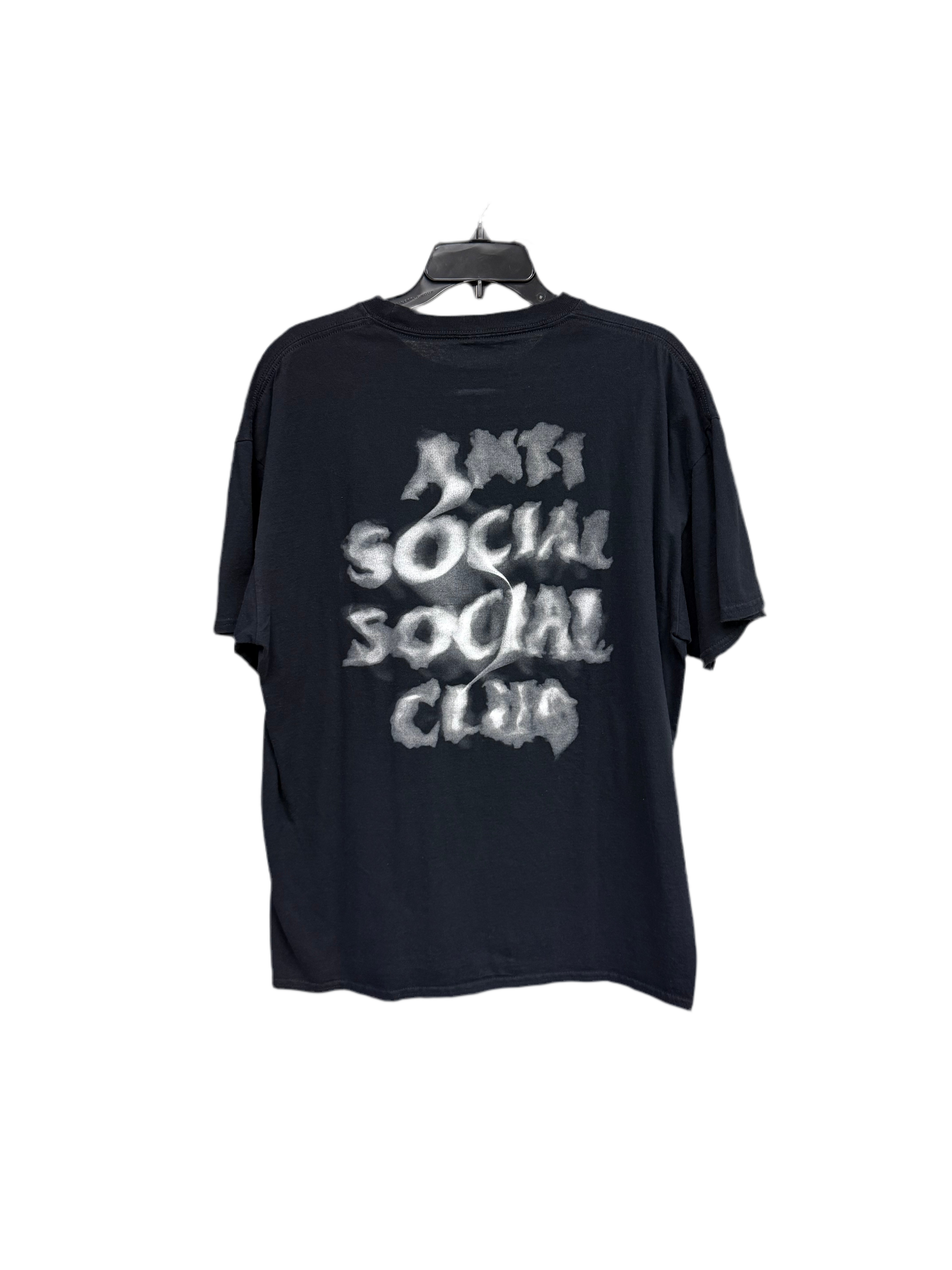 Anti Social Smoke Tee Black