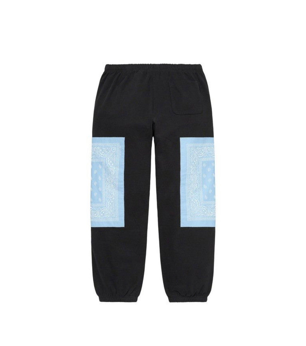 Supreme North Face Bandana Sweatpant Black