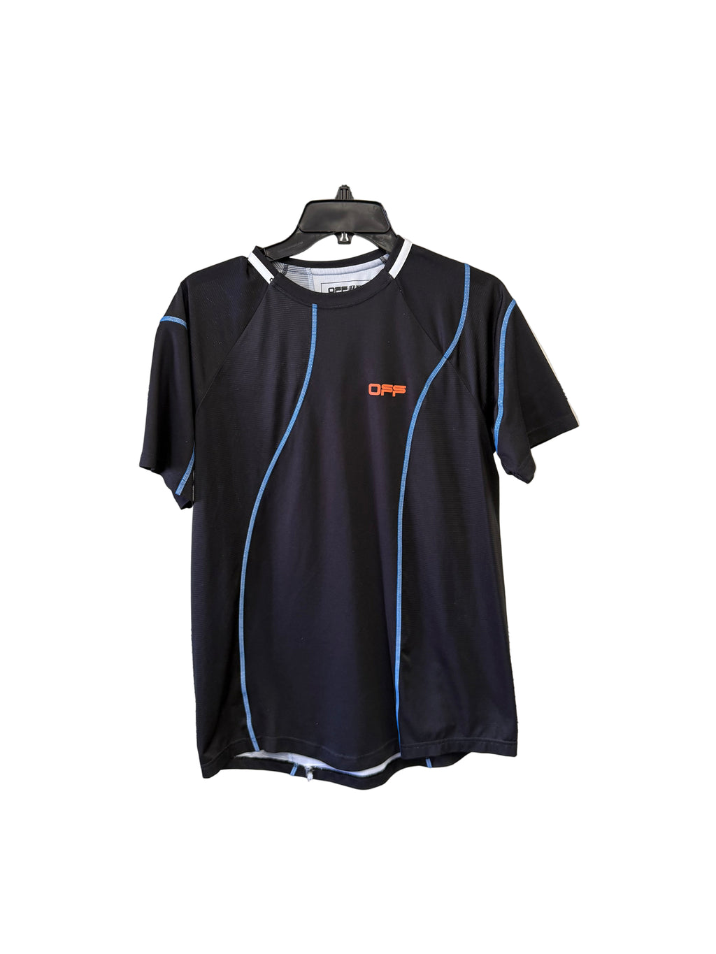 Off White Running Tee Black