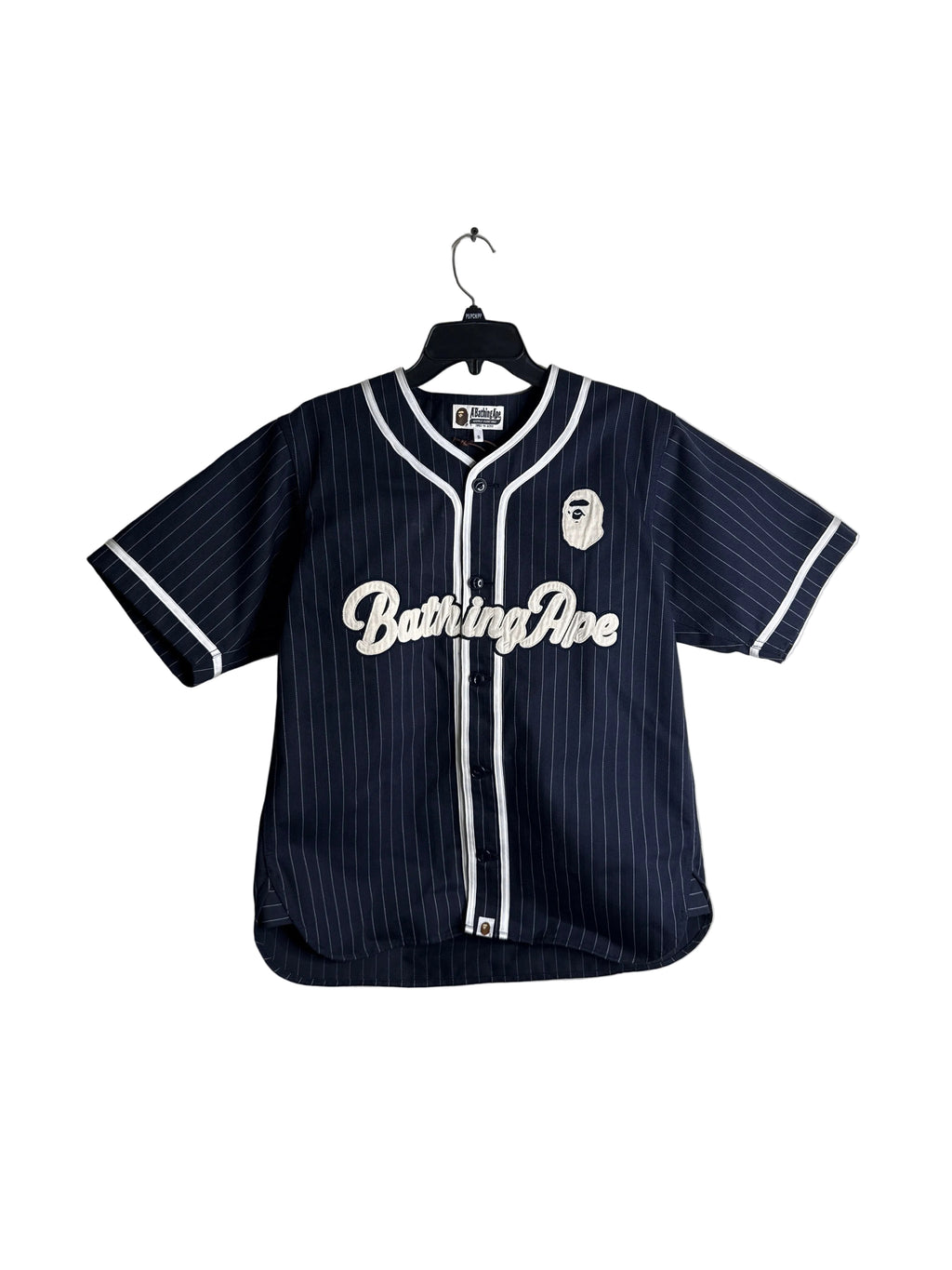BAPE Baseball Jersey Navy