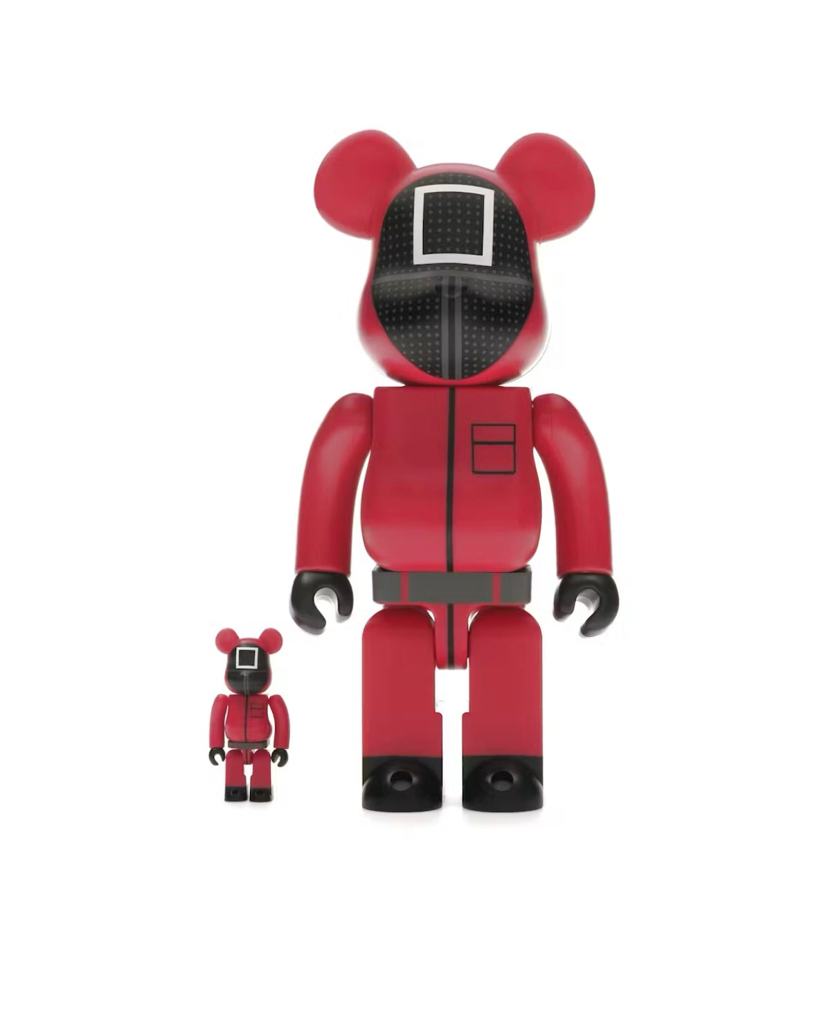 Bearbrick x Squid Game Guard (Square) 100% & 400% Set