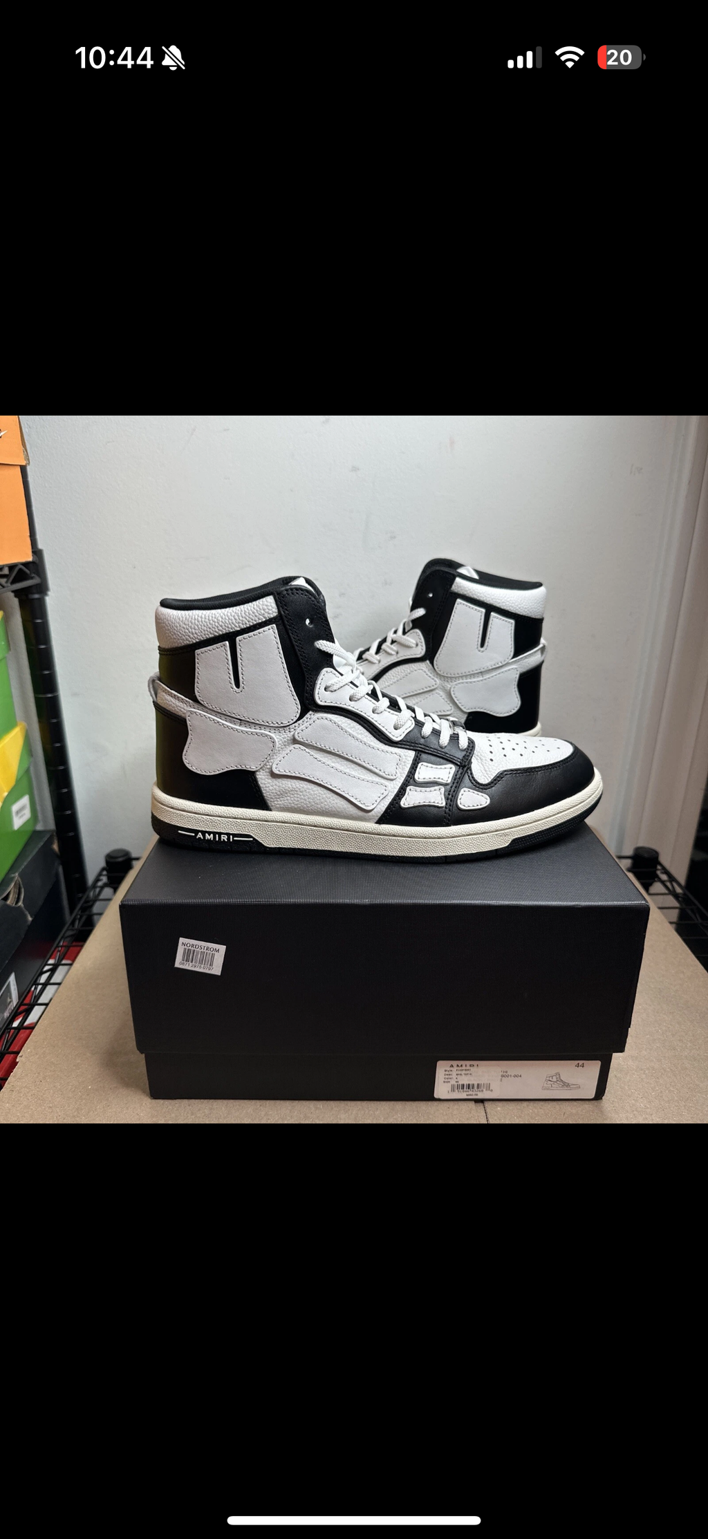 Amiri Skeleton High Top Sneaker