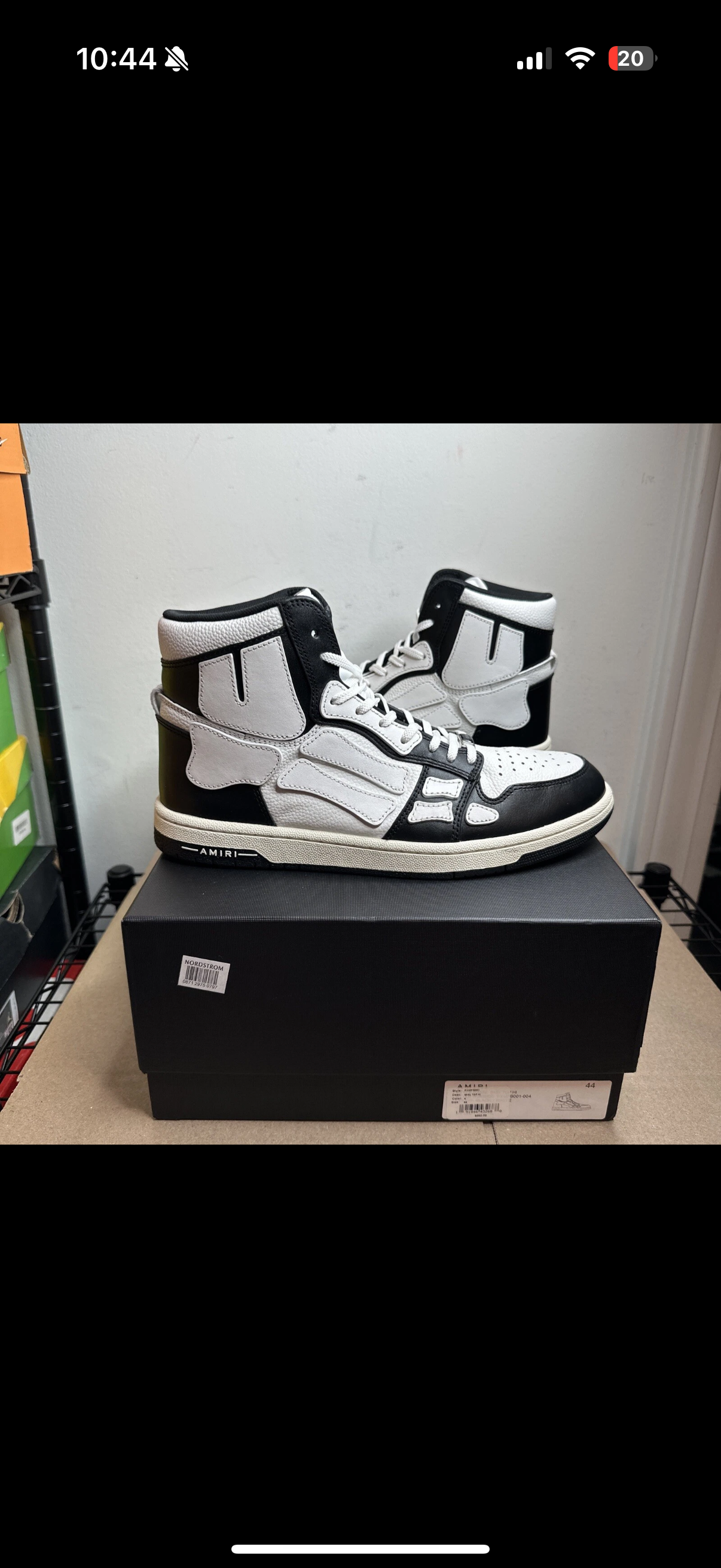 Amiri Skeleton High Top Sneaker