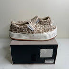 Palm Angels Women’s Beige Slip On Sneakers