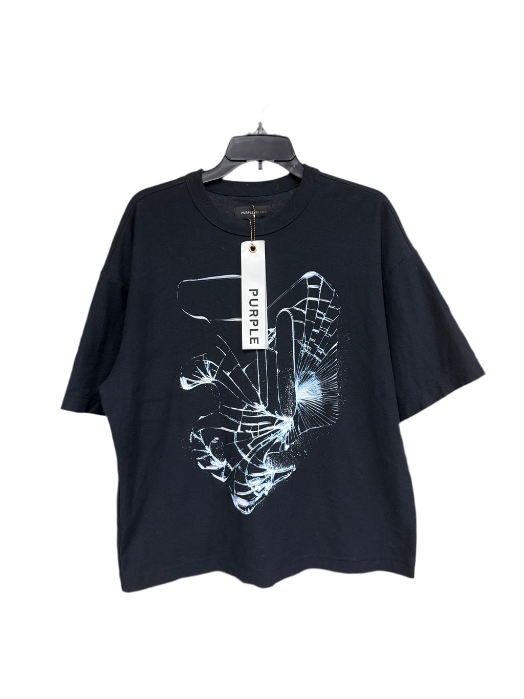 Purple Brand Tee Black