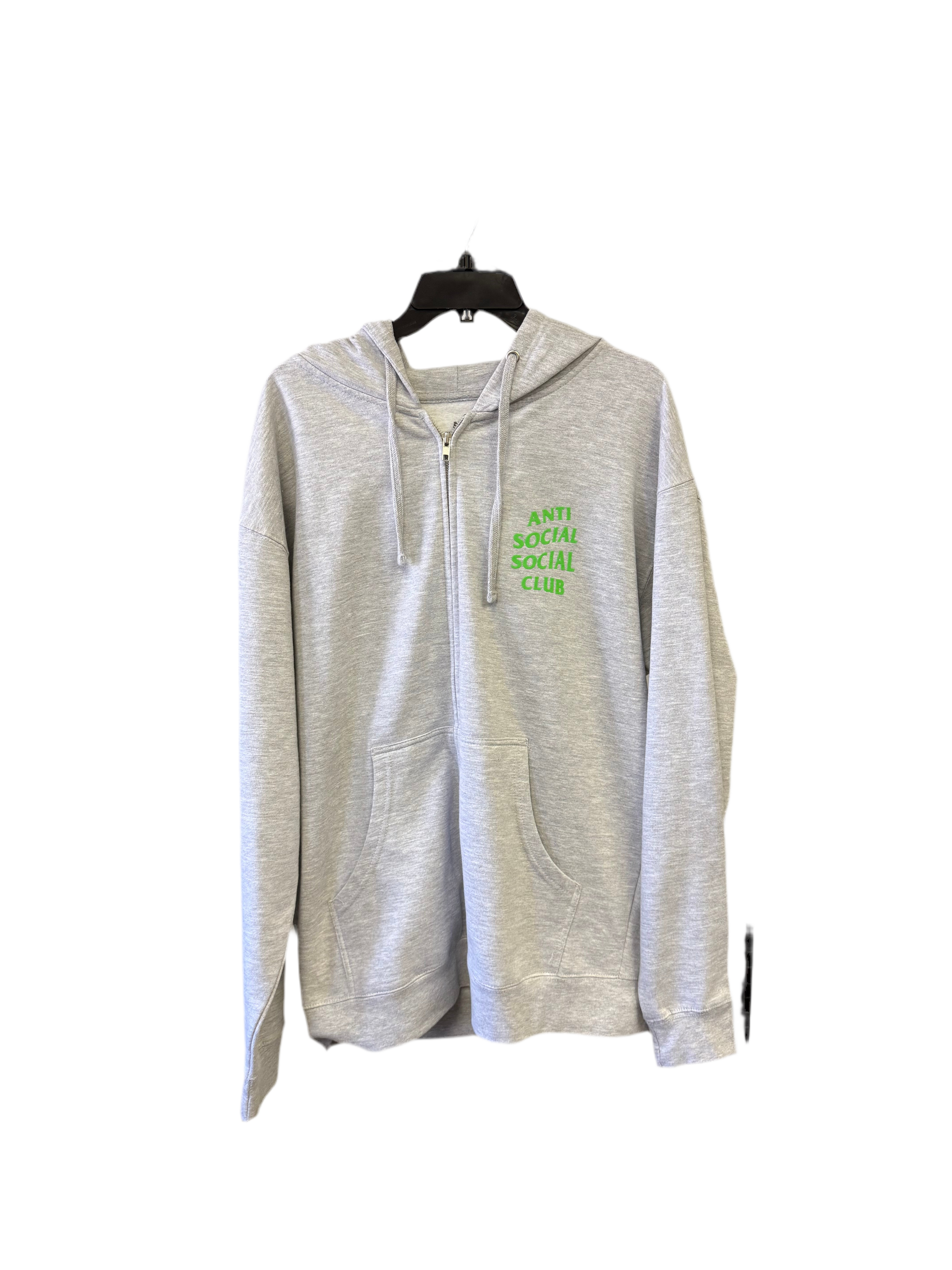 Anti Social Zip up Hoodie