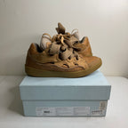Lanvin Leather Curb Sneaker Tan