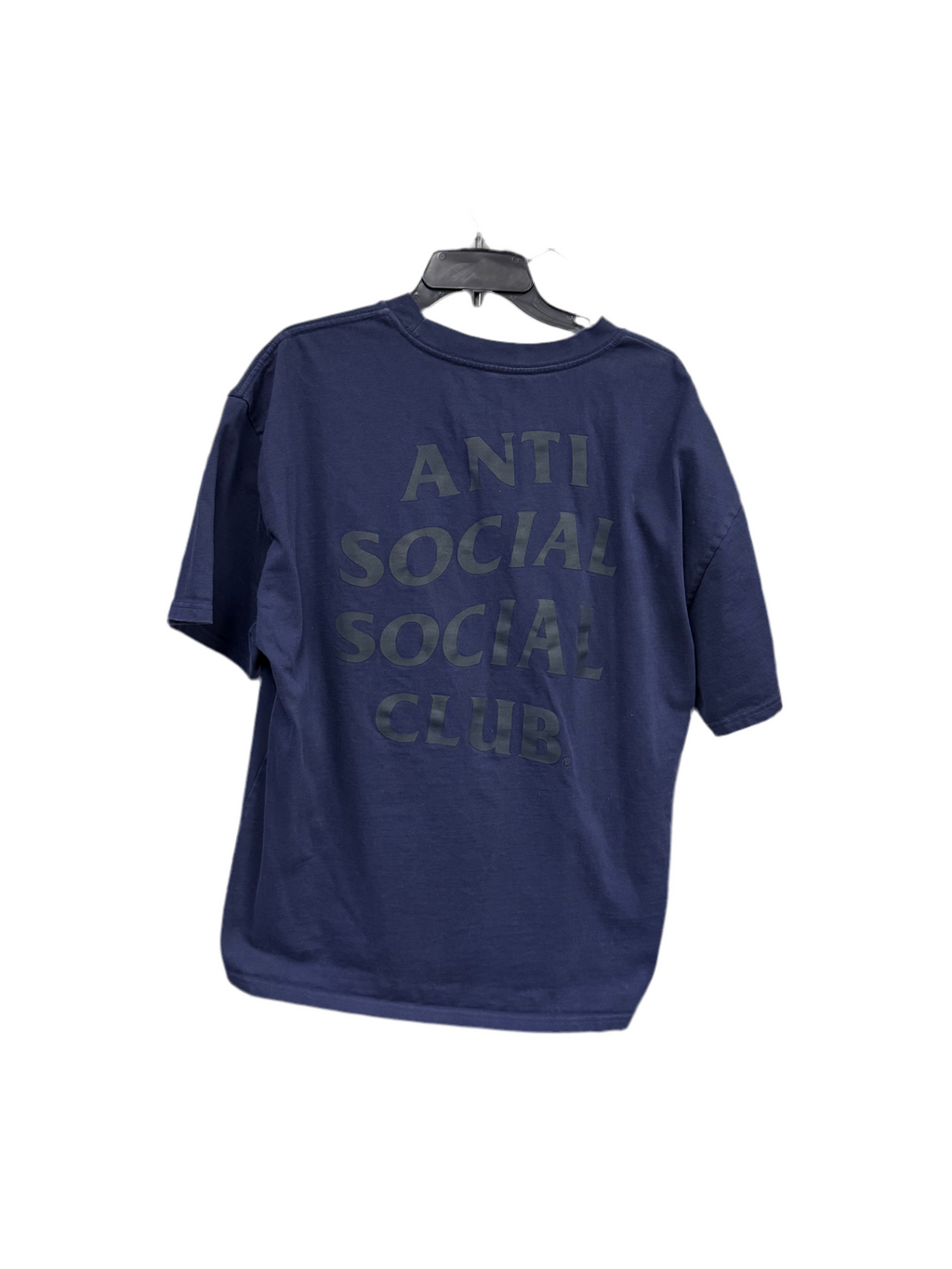 Anti Social Logo Tee Navy