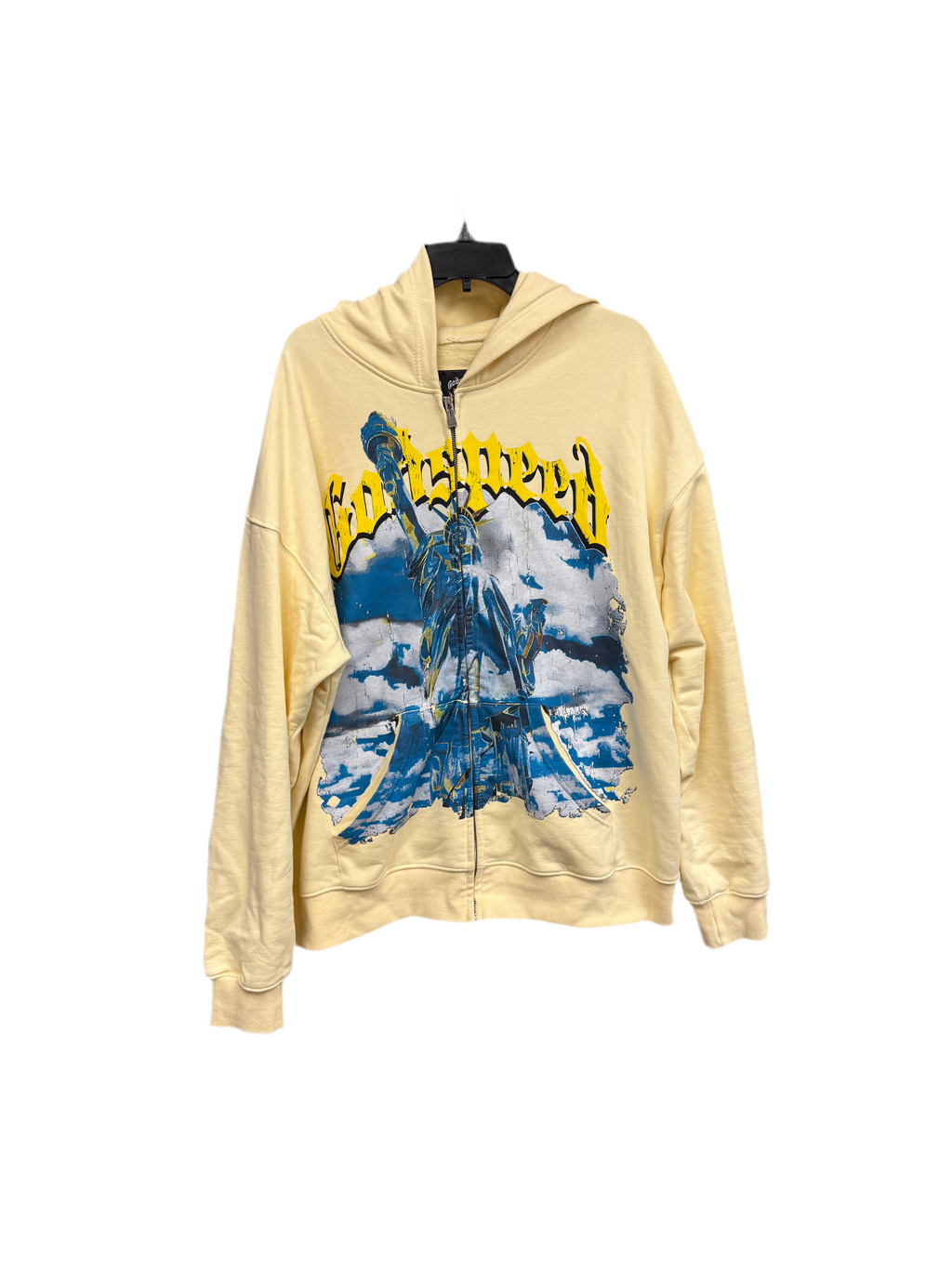 Godspeed Liberty Zip Up Hoodie Cream