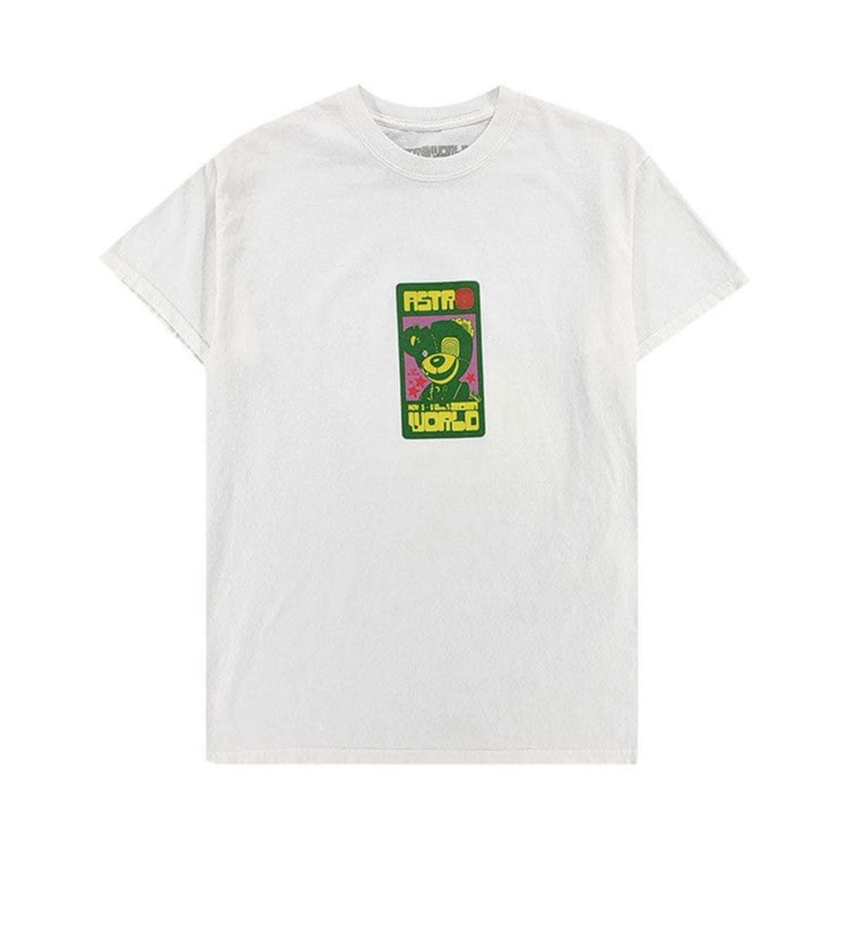 Astroworld Scare Bear Tee White