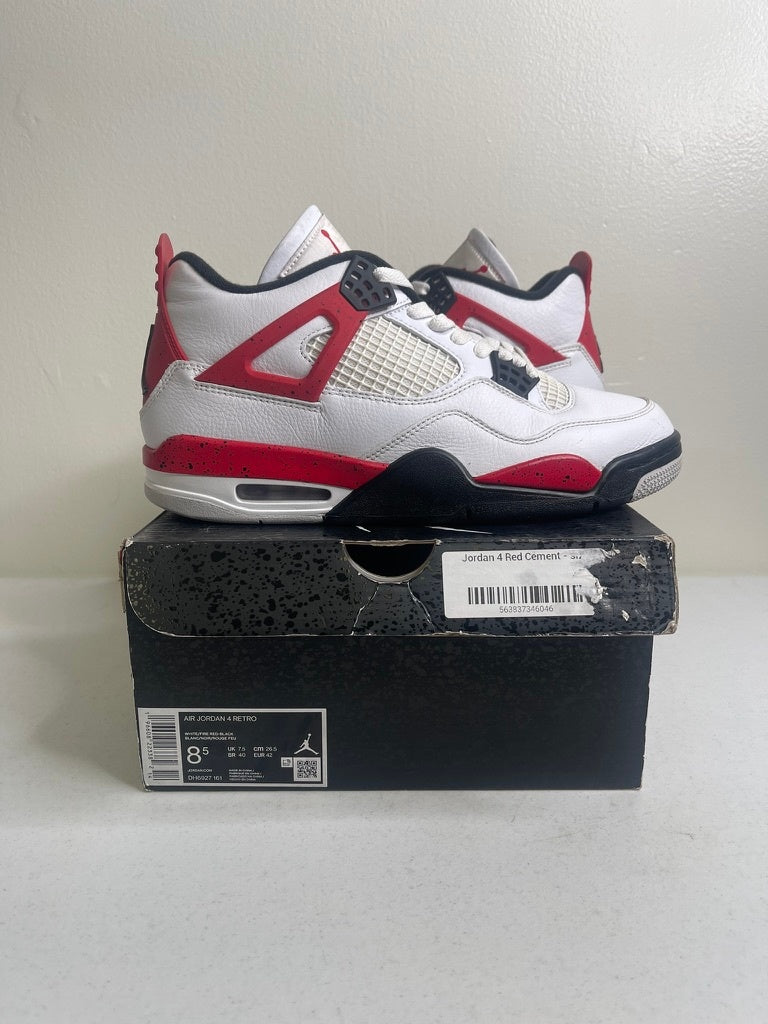 Jordan 4 Retro Red Cement