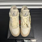Size 11w - Jordan 4 Retro Off-White Sail (Women's)