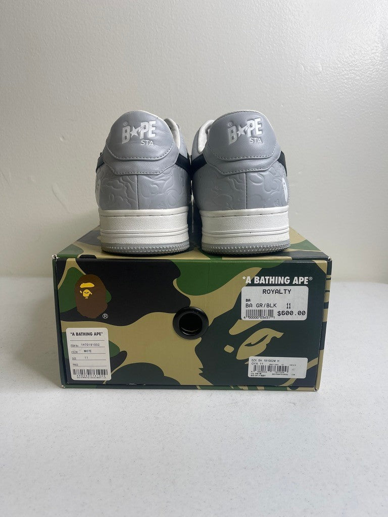 A Bathing Ape Bape Sta Low Grey Black