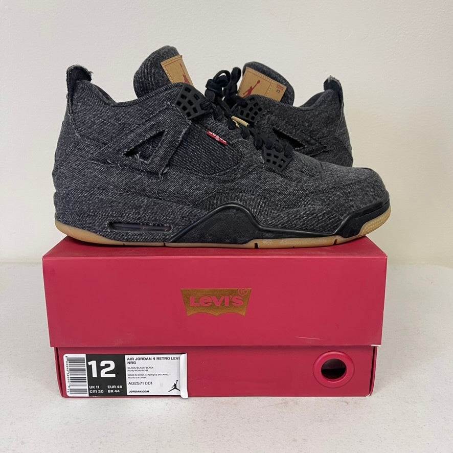 Jordan 4 Retro Levi's Black (Levi's Tag)