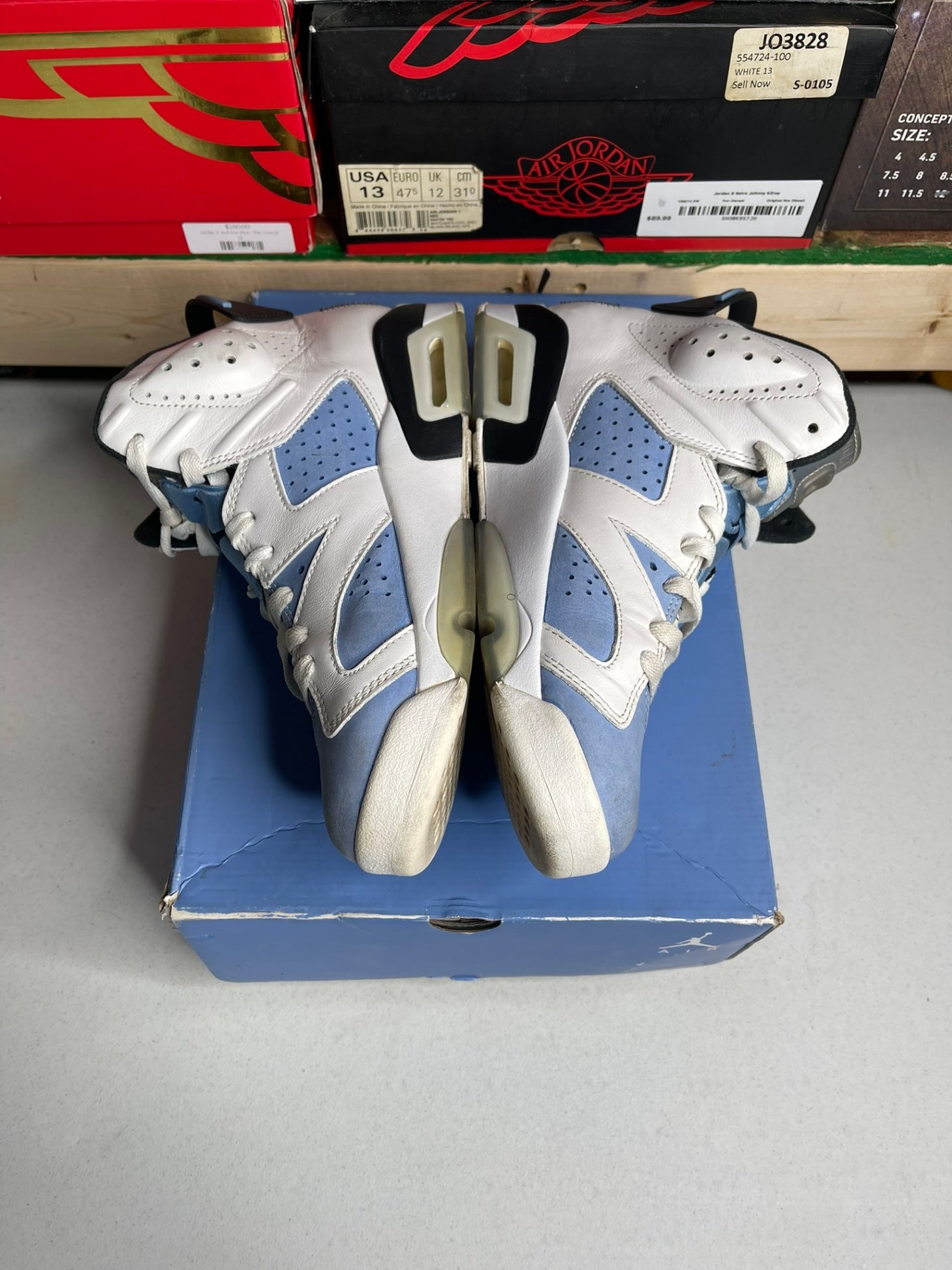 Jordan 6 Retro UNC White