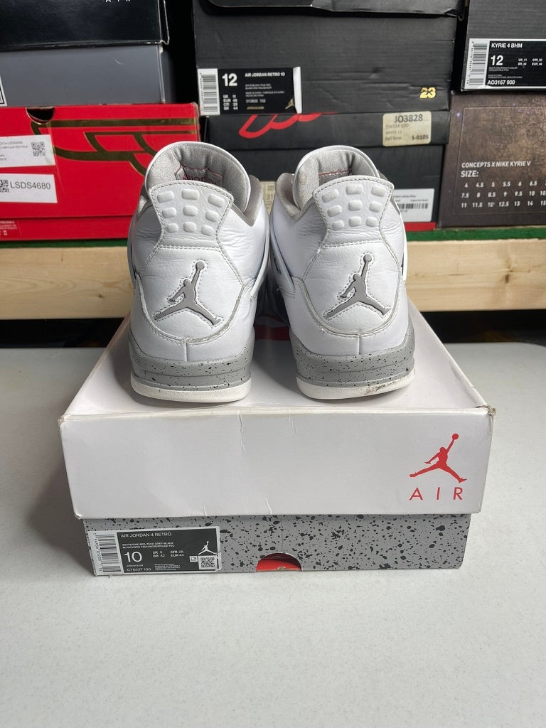 Size 10 - Jordan 4 Retro White Oreo (2021)
