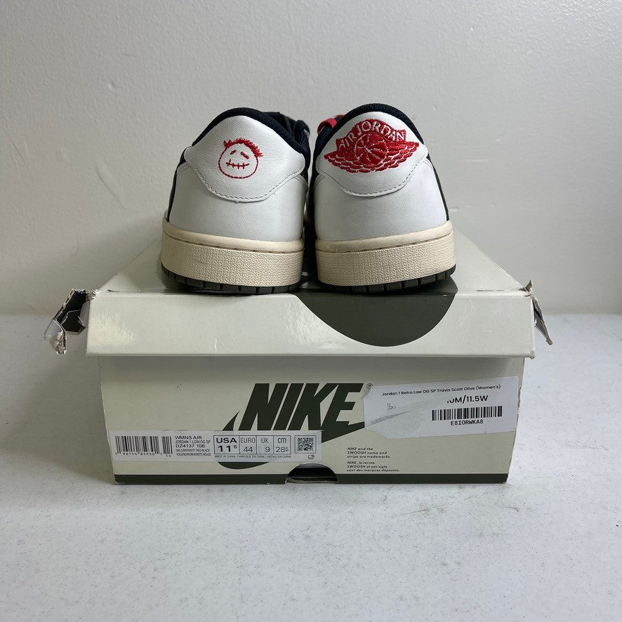 Size 11.5w - Jordan 1 Retro Low OG SP Travis Scott Olive