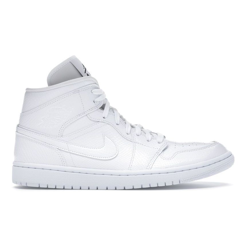 Size 11.5w - Jordan 1 Mid White Snakeskin (Women's)