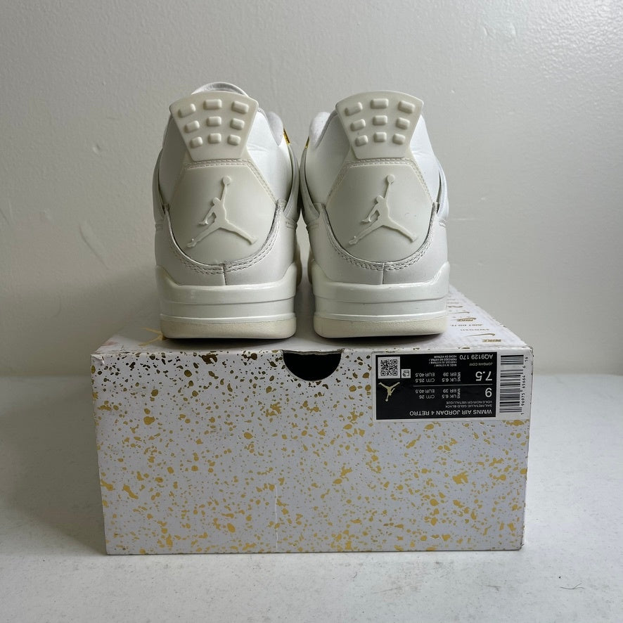 Jordan 4 Retro Metallic Gold (Women's)