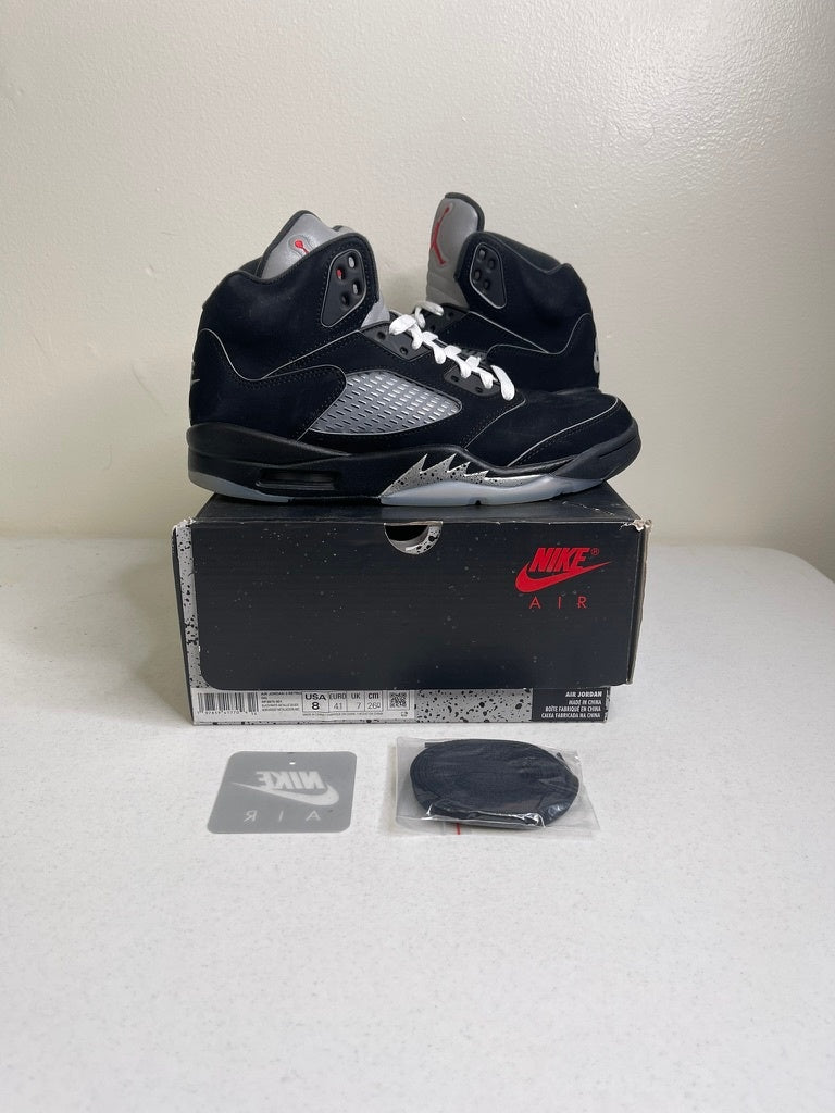 Size 8 - Jordan 5 Retro OG Black Metallic Reimagined