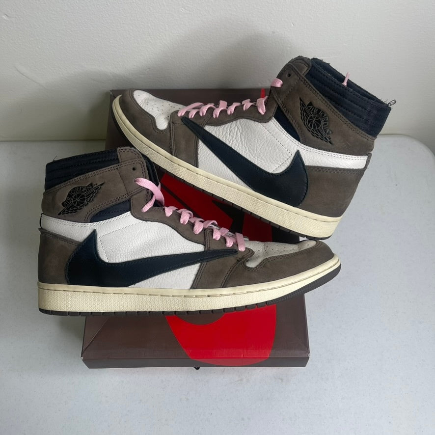 Size 11 - Jordan 1 Retro High OG SP Travis Scott Mocha
