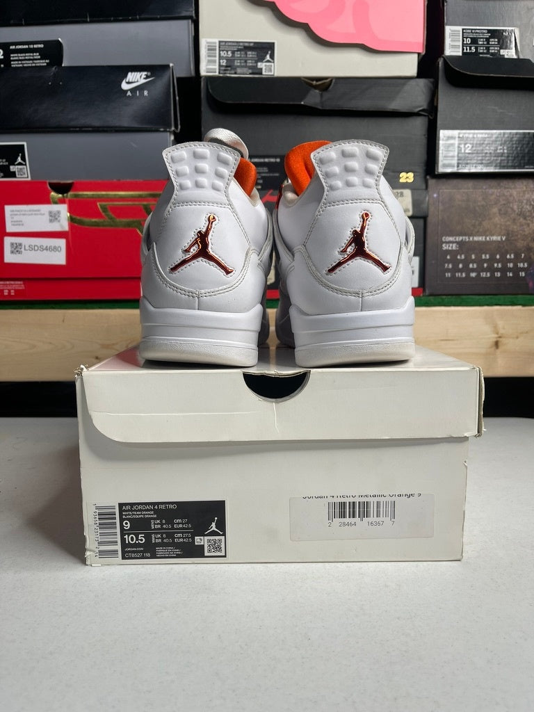 Jordan 4 Retro Metallic Orange