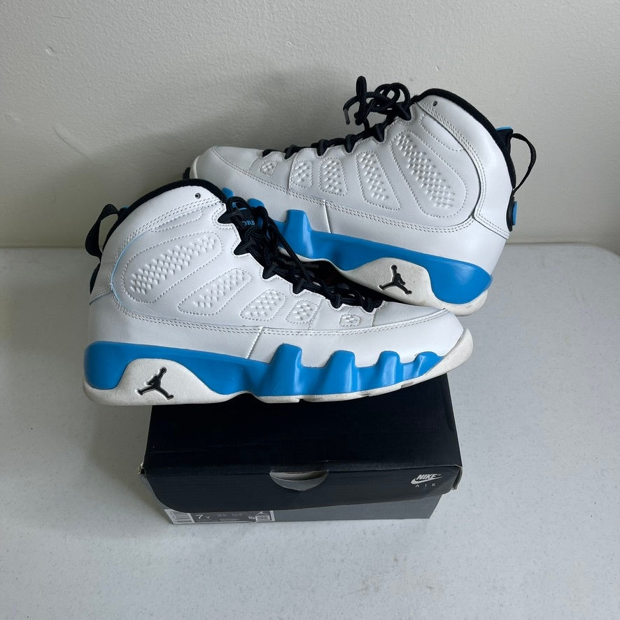 Size 7y - Jordan 9 Retro Powder Blue (2024) (GS)
