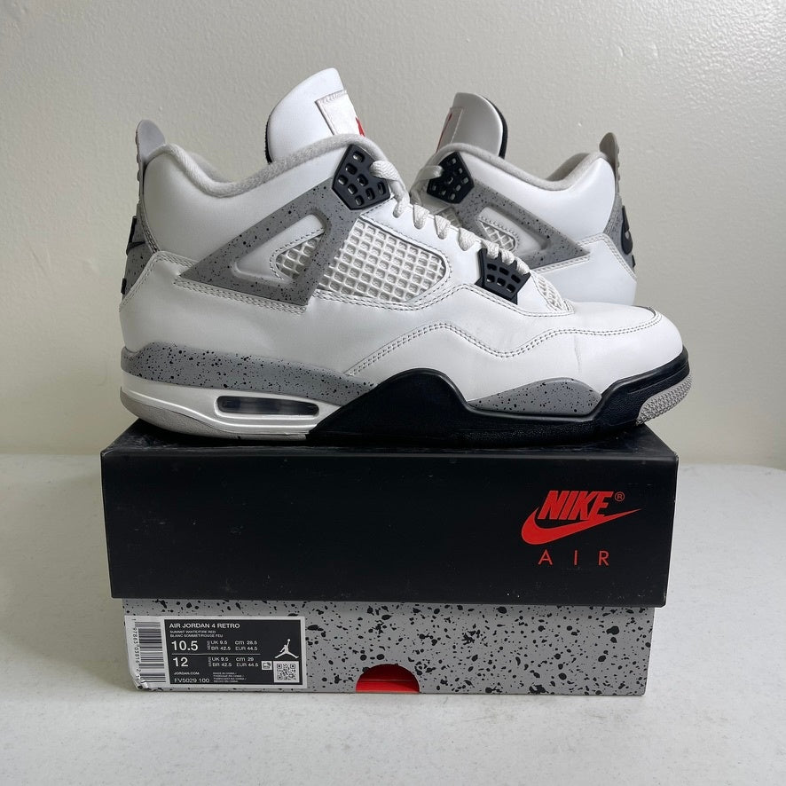 Size 10.5 - Jordan 4 Retro White Cement (2025)