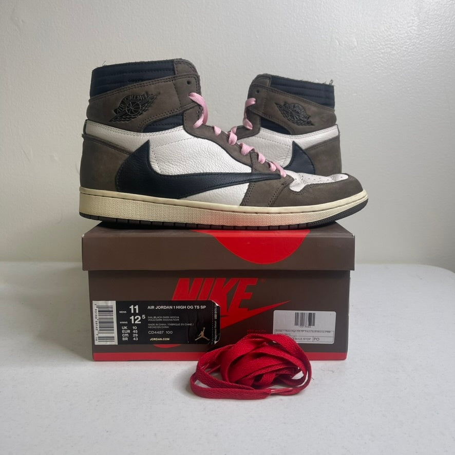 Size 11 - Jordan 1 Retro High OG SP Travis Scott Mocha