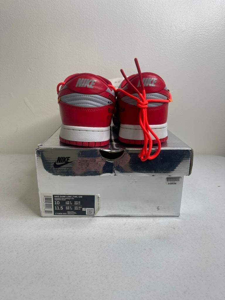 Nike Dunk Low Off-White University Red