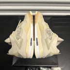 Size 11w - Jordan 4 Retro Off-White Sail (Women's)