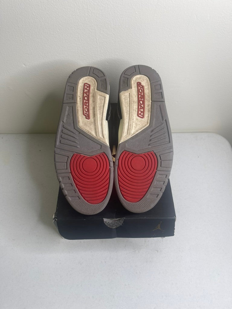 Size 12w - Jordan 3 Retro Black Cement Gold (Women's)