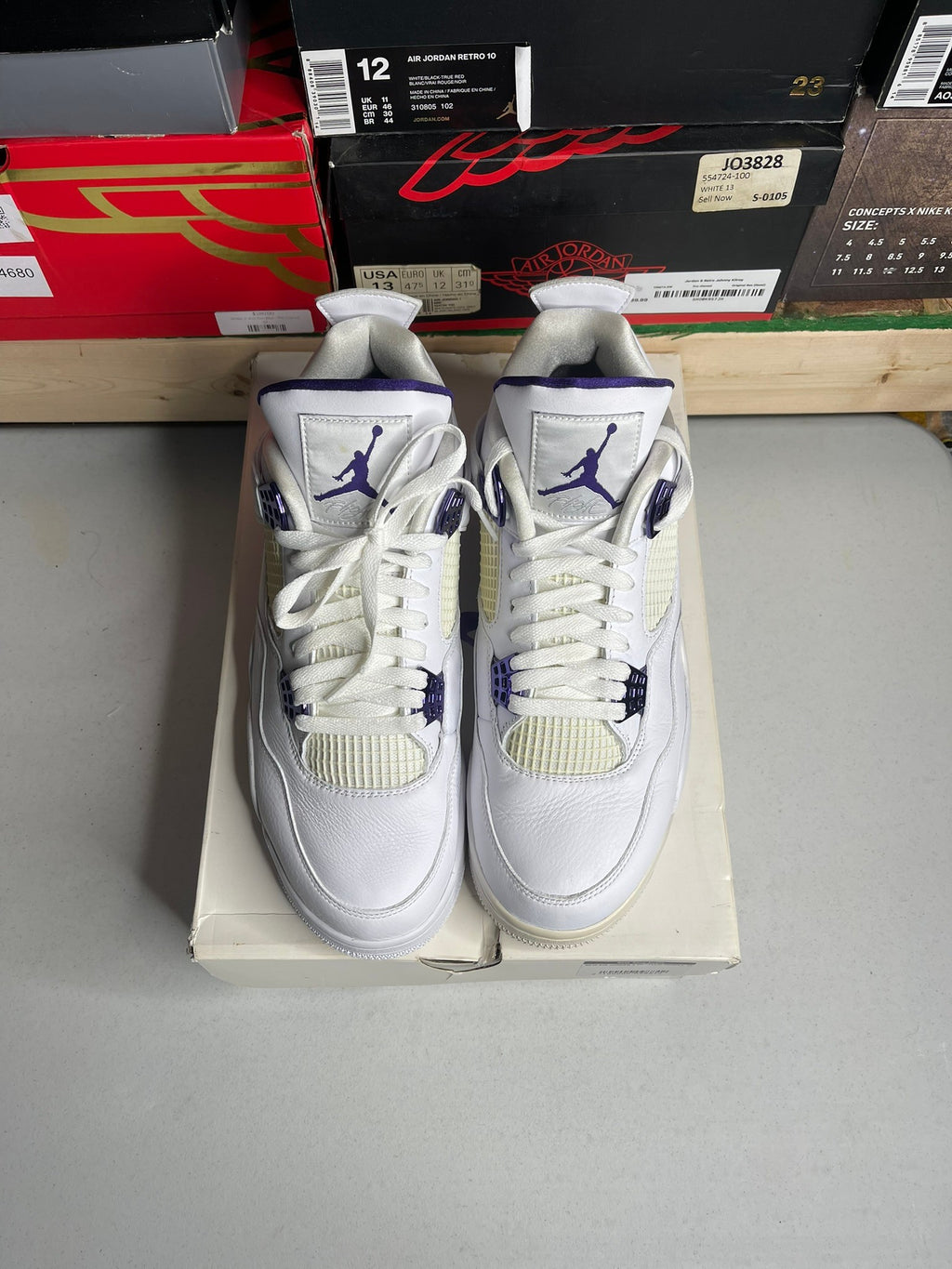 Jordan 4 Retro Metallic Purple