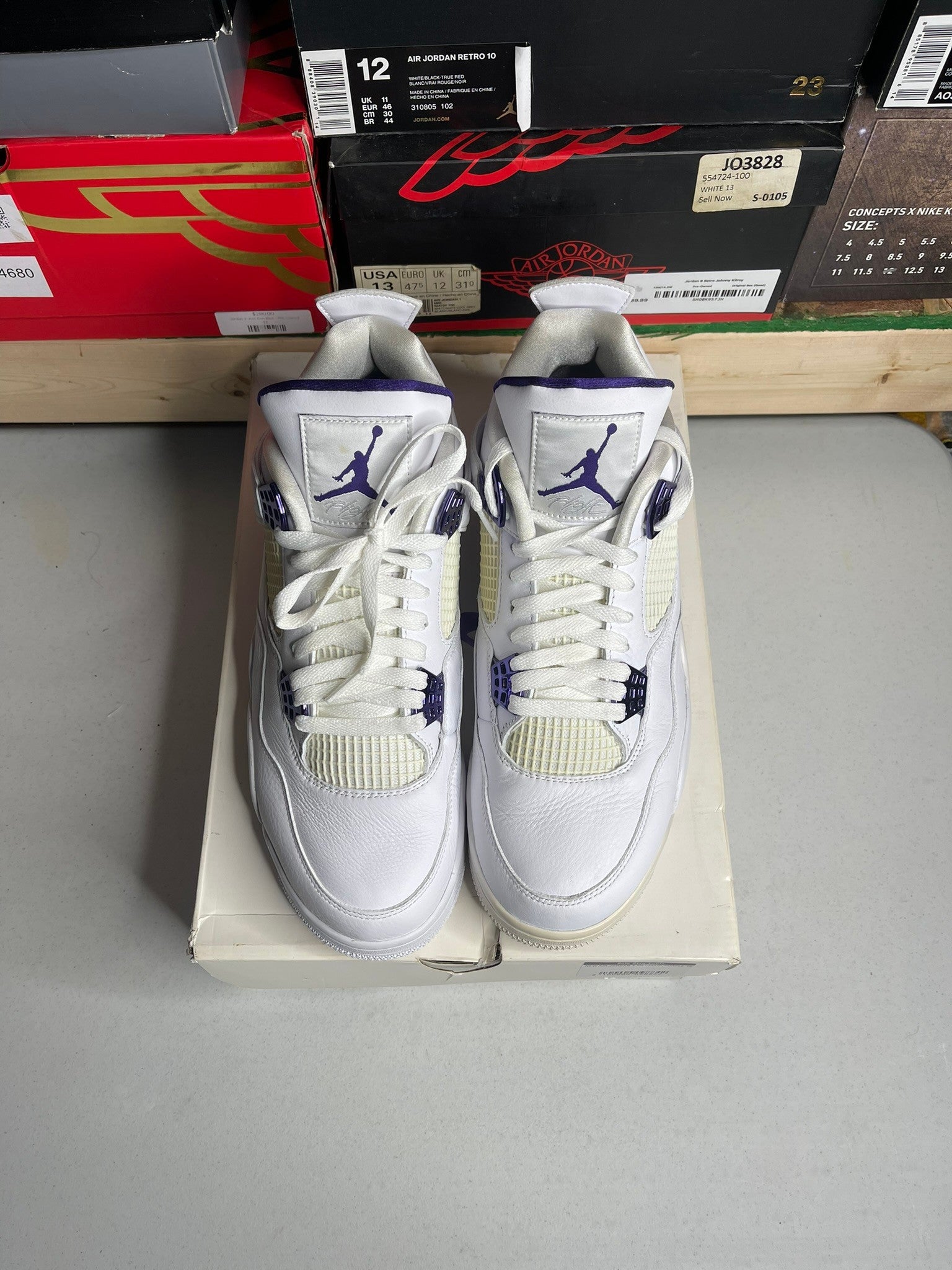 Jordan 4 Retro Metallic Purple