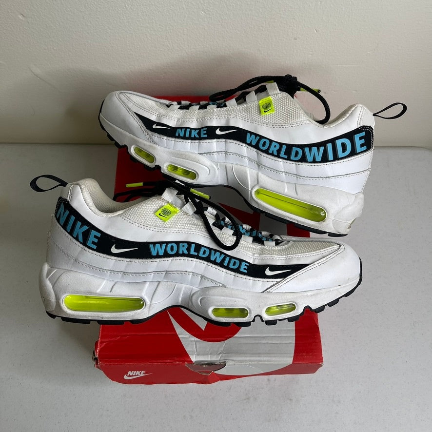 Size 11.5 - Nike Air Max 95 Worldwide Pack White