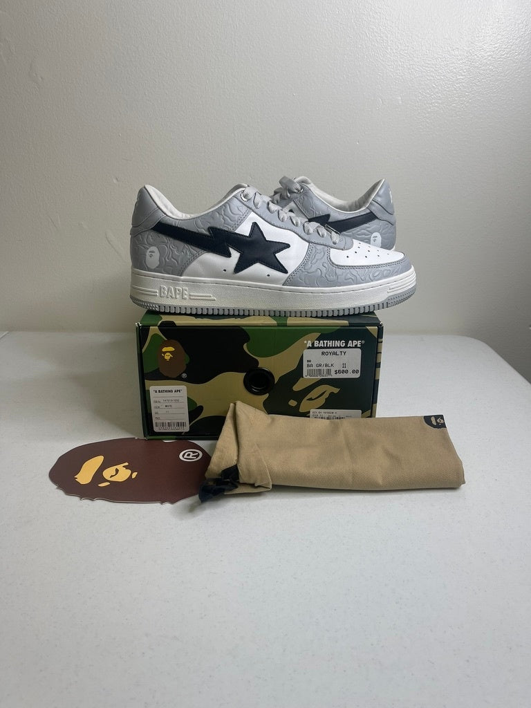 A Bathing Ape Bape Sta Low Grey Black